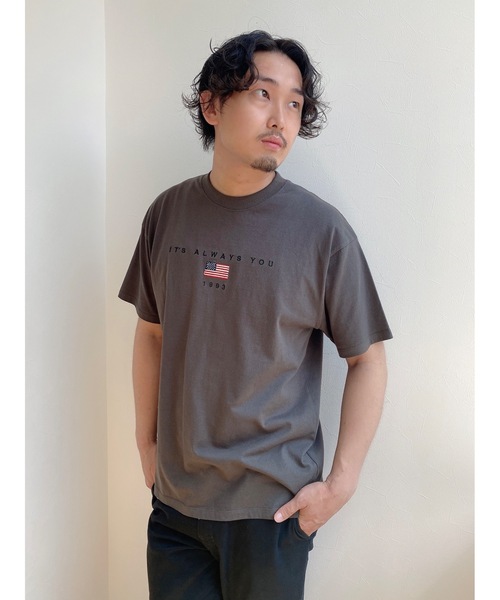 JUMELLE(ジュメロ)の「men's USA T(Tシャツ/カットソー・メンズ・ホワイト/グレー・MEDIUM/LARGE)」の9枚目の写真