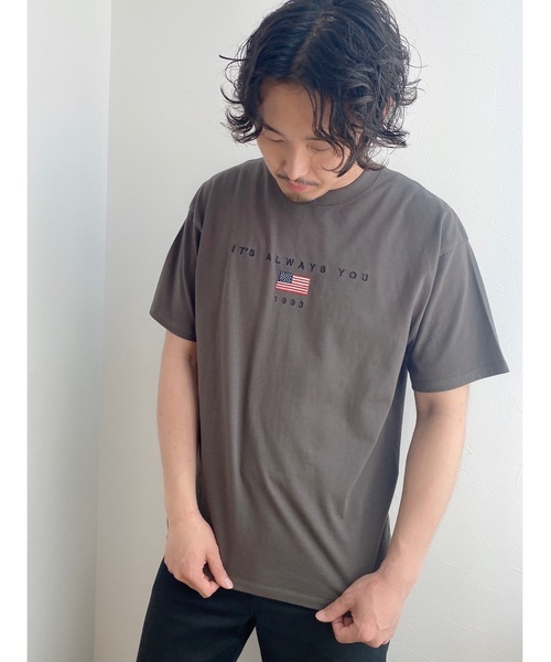 JUMELLE(ジュメロ)の「men's USA T(Tシャツ/カットソー・メンズ・ホワイト/グレー・MEDIUM/LARGE)」の10枚目の写真