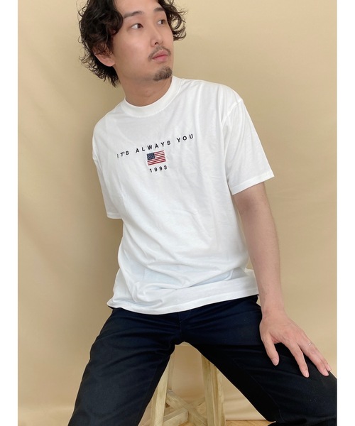 JUMELLE(ジュメロ)の「men's USA T(Tシャツ/カットソー・メンズ・ホワイト/グレー・MEDIUM/LARGE)」の11枚目の写真