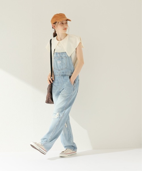 JOURNAL STANDARD relume(ジャーナルスタンダード レリューム)の「シルケット天竺ビックカラープルオーバー◆(Tシャツ/カットソー・レディース・ブラック/ホワイト・FREE)」の18枚目の写真