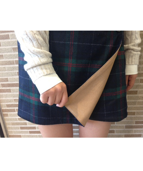 Chico（チコ）の「リバーシブルラップSK（スカート・レディース・ネイビー/グリーン/レッド・FREE）」の9枚目の写真