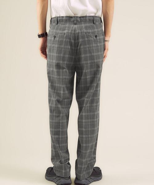 green label relaxing（グリーンレーベルリラクシング）の「＜green label relaxing＞TCチェックストレッチ クリースストレート パンツ（その他パンツ・メンズ・グレー・SMALL/MEDIUM/LARGE）」の6枚目の写真