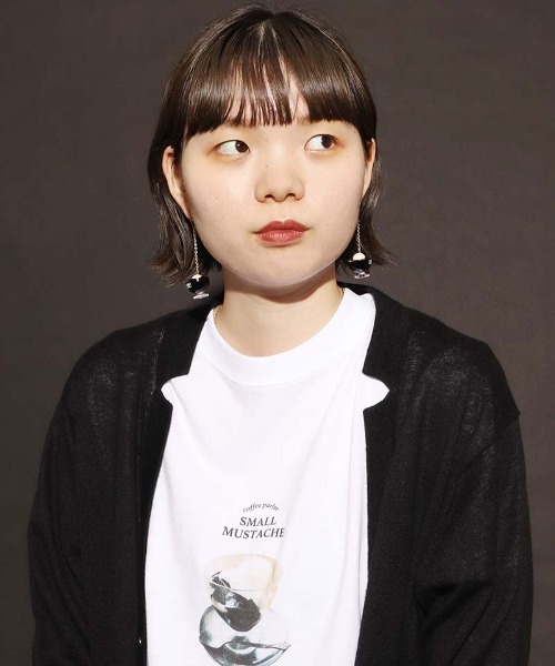 I am I in fact...（アイアムアイインファクト）の「SMALL MUSTACHE コーヒーゼリー   ピアス/イヤリング（ピアス（両耳用）・レディース・その他/その他1・FREE）」の11枚目の写真