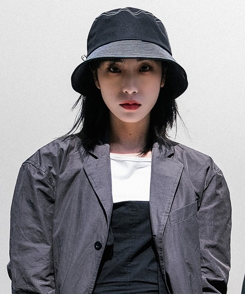 MACK BARRY(マクベリー)の「【MACK BARRY/マクバリー】BUCKET HAT バケットハット(ハット・メンズ・ベージュ/ブラック系その他2/ブラック/ホワイト/ブラック系その他3・FREE)」の9枚目の写真