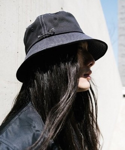 MACK BARRY(マクベリー)の「【MACK BARRY/マクバリー】BUCKET HAT バケットハット(ハット・メンズ・ベージュ/ブラック系その他2/ブラック/ホワイト/ブラック系その他3・FREE)」の12枚目の写真