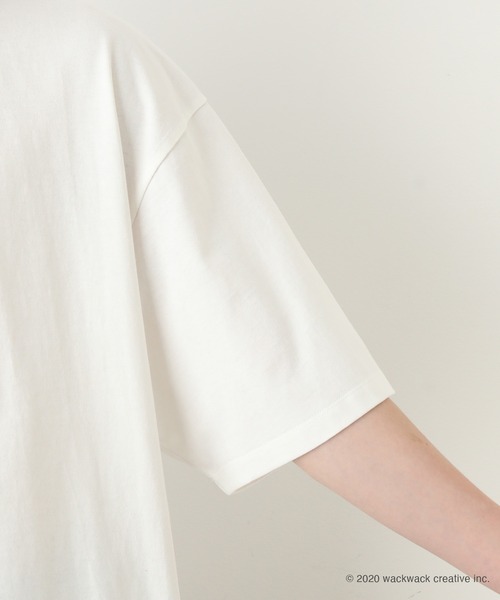 JUNRED（ジュンレッド）の「不純喫茶ラインガールデザインTee（Tシャツ/カットソー・メンズ・ホワイト/ブラック・M/L）」の17枚目の写真