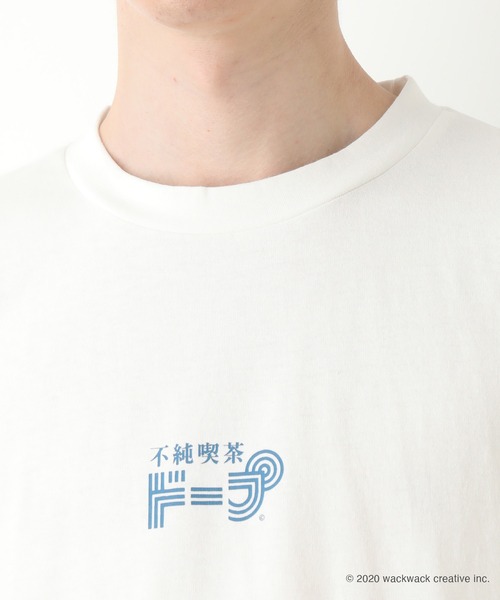 JUNRED（ジュンレッド）の「不純喫茶ラインガールデザインTee（Tシャツ/カットソー・メンズ・ホワイト/ブラック・M/L）」の21枚目の写真