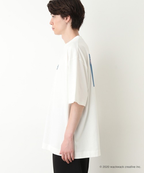 JUNRED（ジュンレッド）の「不純喫茶ラインガールデザインTee（Tシャツ/カットソー・メンズ・ホワイト/ブラック・M/L）」の19枚目の写真