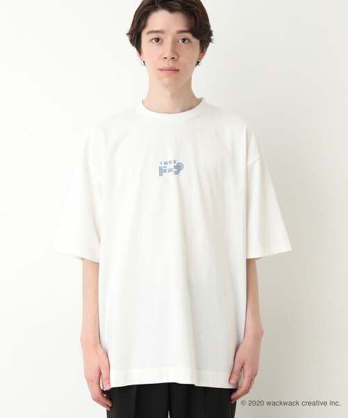 JUNRED（ジュンレッド）の「不純喫茶ラインガールデザインTee（Tシャツ/カットソー・メンズ・ホワイト/ブラック・M/L）」の12枚目の写真