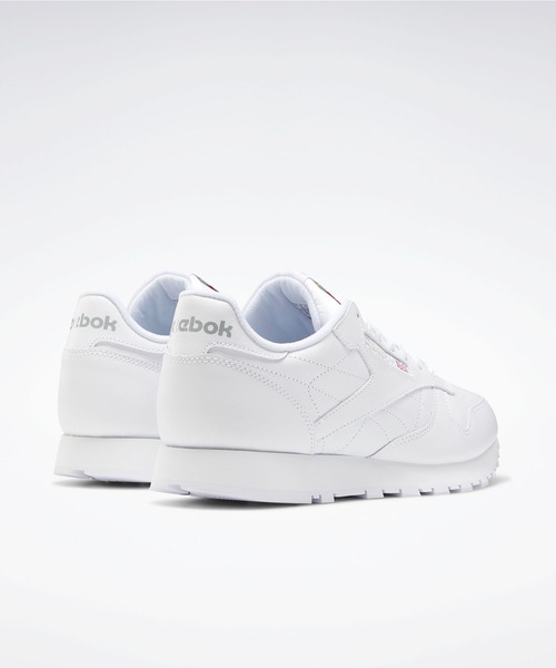 Reebok(リーボック)の「CLASSIC LEATHERクラシック レザー / CL LTHR(スニーカー・メンズ・ホワイト×ホワイト・22.5cm/23.5cm/24.5cm/25.5cm/26.5cm/27.5cm/28.5cm/23.0cm/24.0cm/25.0cm/26.0cm/27.0cm/28.0cm/29.0cm)」の4枚目の写真