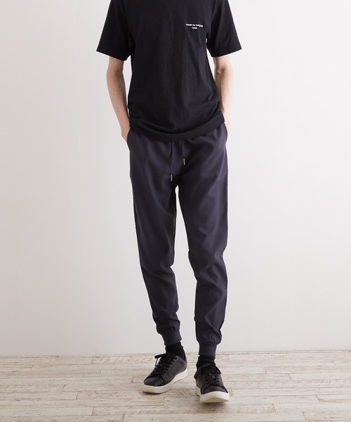 VIBGYOR（ヴィブジョー）の「【VIBGYOR BY AS】/ジョガースラックス(RE)（スラックス・メンズ・ブラック/ネイビー/グレー・LARGE/MEDIUM/X-LARGE）」の4枚目の写真