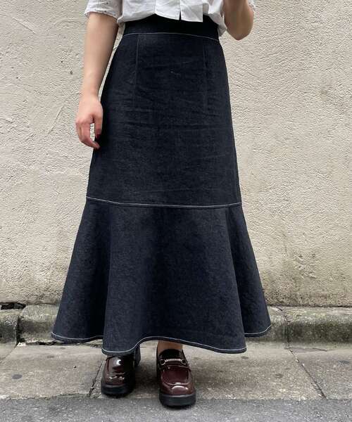 MAJESTIC LEGON（マジェスティックレゴン）の「2wayレディマーメイドスカート（スカート・レディース・ブラウン系その他2/ネイビー/ブラック・SMALL/MEDIUM）」の8枚目の写真