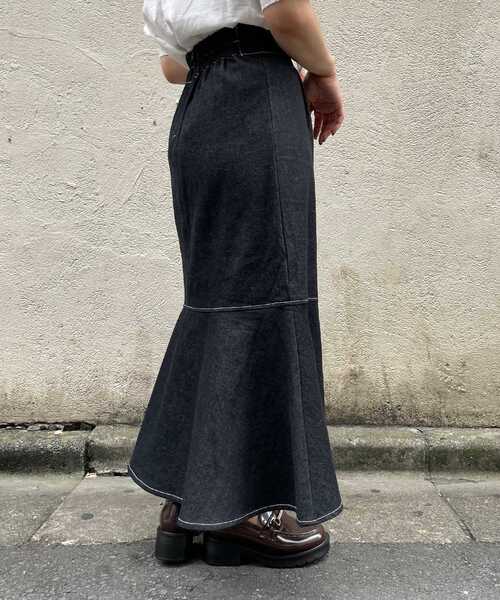 MAJESTIC LEGON（マジェスティックレゴン）の「2wayレディマーメイドスカート（スカート・レディース・ブラウン系その他2/ネイビー/ブラック・SMALL/MEDIUM）」の9枚目の写真