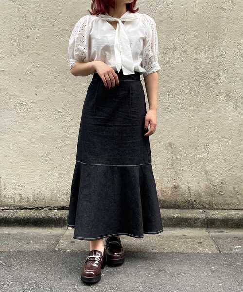 MAJESTIC LEGON（マジェスティックレゴン）の「2wayレディマーメイドスカート（スカート・レディース・ブラウン系その他2/ネイビー/ブラック・SMALL/MEDIUM）」の11枚目の写真