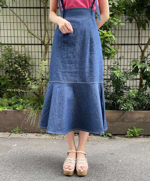 MAJESTIC LEGON（マジェスティックレゴン）の「2wayレディマーメイドスカート（スカート・レディース・ブラウン系その他2/ネイビー/ブラック・SMALL/MEDIUM）」の18枚目の写真