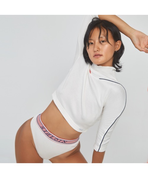 SIRLOIN(サーロイン)の「ADAM(Tシャツ/カットソー・レディース・ホワイト/ブラック・SMALL/MEDIUM)」の1枚目の写真