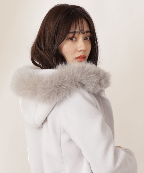 PROPORTION BODY DRESSING(プロポーションボディドレッシング)の「ショートフードブルゾン / 1211255001(ブルゾン・レディース・ブラック/ベージュ/グレー・SMALL/MEDIUM)」の19枚目の写真