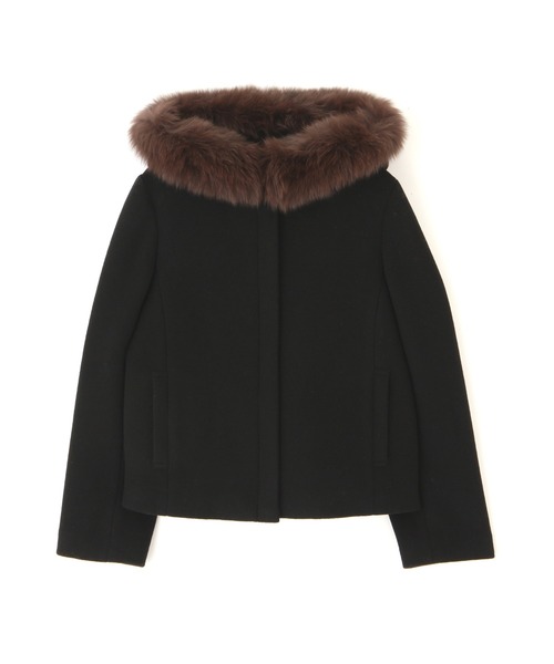 PROPORTION BODY DRESSING(プロポーションボディドレッシング)の「ショートフードブルゾン / 1211255001(ブルゾン・レディース・ブラック/ベージュ/グレー・SMALL/MEDIUM)」の10枚目の写真