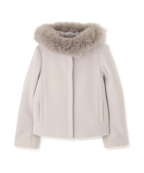 PROPORTION BODY DRESSING(プロポーションボディドレッシング)の「ショートフードブルゾン / 1211255001(ブルゾン・レディース・ブラック/ベージュ/グレー・SMALL/MEDIUM)」の5枚目の写真