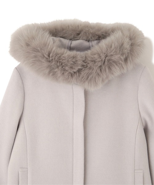 PROPORTION BODY DRESSING(プロポーションボディドレッシング)の「ショートフードブルゾン / 1211255001(ブルゾン・レディース・ブラック/ベージュ/グレー・SMALL/MEDIUM)」の8枚目の写真