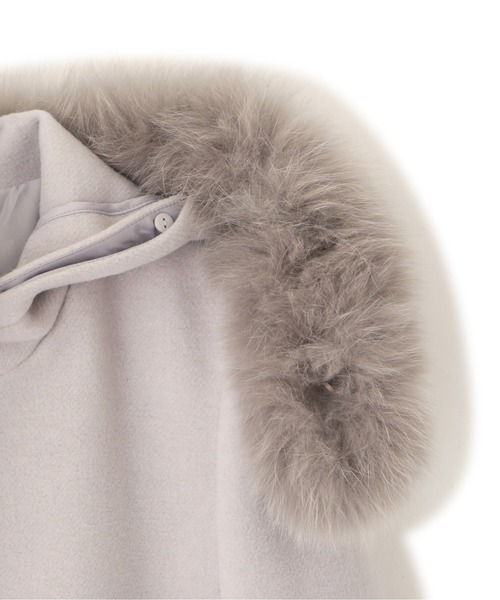 PROPORTION BODY DRESSING(プロポーションボディドレッシング)の「ショートフードブルゾン / 1211255001(ブルゾン・レディース・ブラック/ベージュ/グレー・SMALL/MEDIUM)」の18枚目の写真