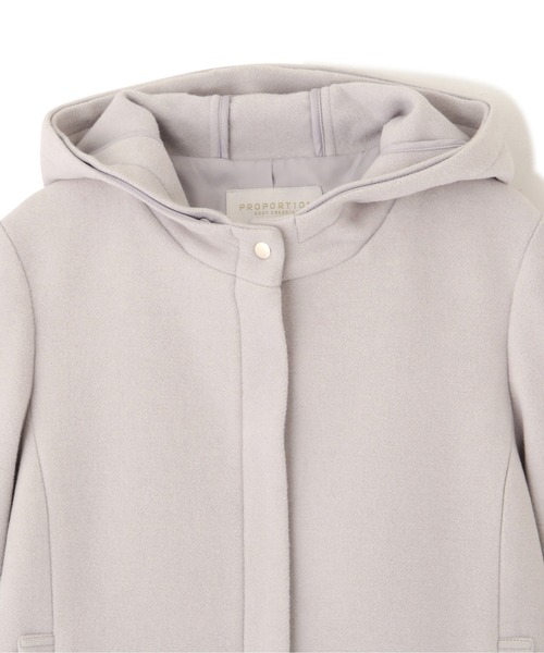 PROPORTION BODY DRESSING(プロポーションボディドレッシング)の「ショートフードブルゾン / 1211255001(ブルゾン・レディース・ブラック/ベージュ/グレー・SMALL/MEDIUM)」の13枚目の写真