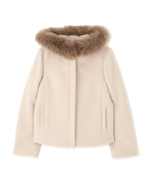 PROPORTION BODY DRESSING(プロポーションボディドレッシング)の「ショートフードブルゾン / 1211255001(ブルゾン・レディース・ブラック/ベージュ/グレー・SMALL/MEDIUM)」の6枚目の写真