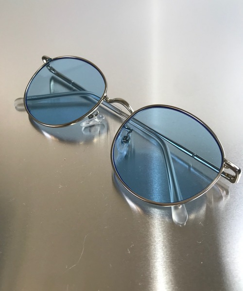 ＪＵＧＬＡＮＳ（ユグランス）の「メタルフレームサングラス 伊達メガネ クリア/カラーレンズ ＵＶカット（メガネ・レディース・F/E/C/B/D/A/K/L/H/J/G/I・FREE）」の4枚目の写真