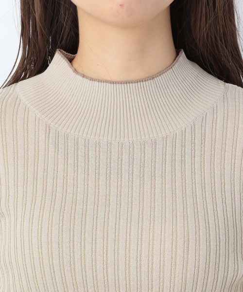 Heather（ヘザー）の「ハイネックピタニット　227974（ニット/セーター・レディース・ブラック/ブルー/オフホワイト・FREE）」の9枚目の写真