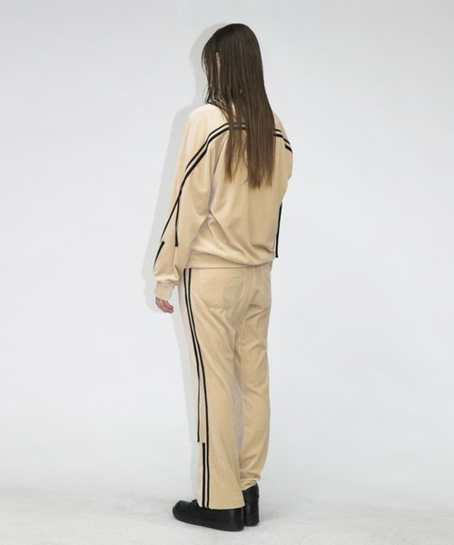 my beautiful landlet（マイビューティフルランドレット）の「【my beautiful landlet】 soft velour track jacket（ジャージ・メンズ・ブラウン/ベージュ/オリーブ・0/1）」の16枚目の写真