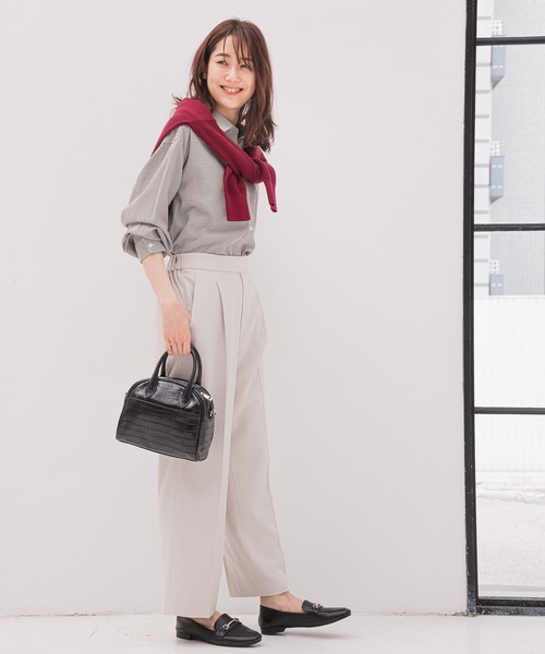 GLOBAL WORK（グローバルワーク）の「クロコボストンバック/959877（ボストンバッグ・レディース・ブラック/ダークブラウン・FREE）」の12枚目の写真