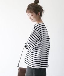 SLOBE IENA | 【TRADITIONAL WEATHERWEAR 】BIG VASQUE ボーダーカットソー【手洗い可 】◆(Tシャツ/カットソー)