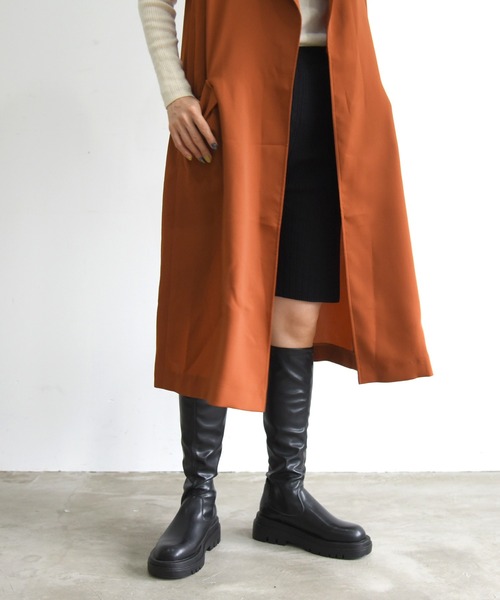 NOFALL（ノーフォール）の「ストレッチロングブーツトラックソール（ブーツ・レディース・ブラック・3L/S/M/L/LL/SS）」の11枚目の写真