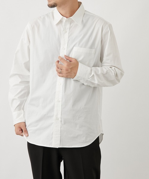 COLONY 2139（コロニートゥーワンスリーナイン）の「COLOR KEEP長袖シャツ（シャツ/ブラウス・メンズ・ブラック/ホワイト/ネイビー・MEDIUM/X-LARGE/LARGE）」の8枚目の写真