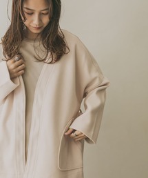 KBF+ カシュクールミドルコート∴