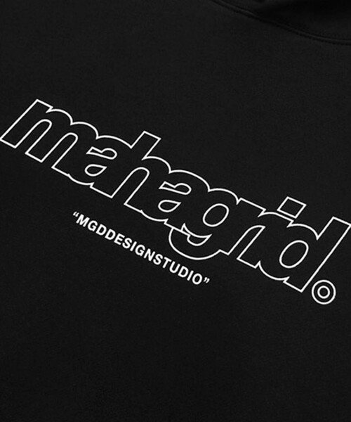 MAHAGRID(マハグリッド)の「【MAHAGRID/マハグリッド】 THIRD LOGO HD/サードロゴ プリントスウェットパーカー/ユニセックス/裏起毛(パーカー・メンズ・チャコールグレー/ブラック/グレー/ブルー/グリーン/クリーム・SMALL/MEDIUM/LARGE/X-LARGE)」の7枚目の写真