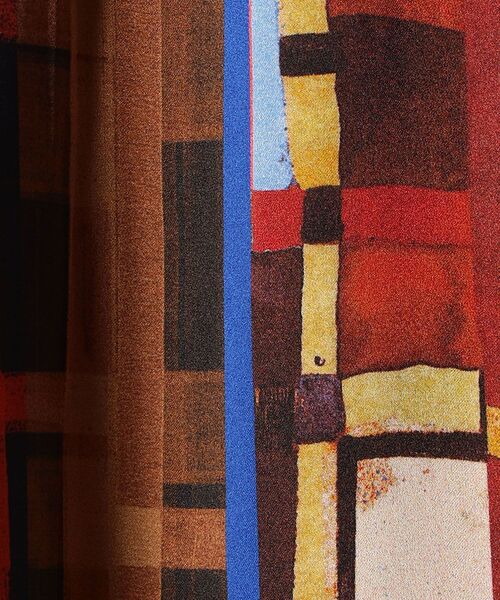 SHIPS(シップス)の「Soi-e:〈手洗い可能〉チェックパネルギャザースカート(スカート・レディース・グリーン/ブラウン・ONE SIZE)」の3枚目の写真