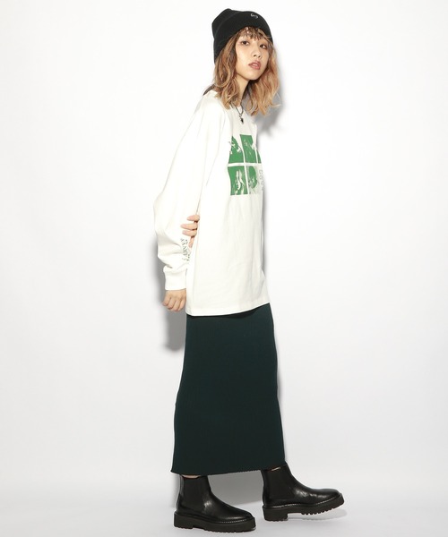 PBLIM(ページボーイリム)の「【PAGEBOYLIM】ヒューマンフォトロンT(Tシャツ/カットソー・レディース・ブラック/オフホワイト・LARGE/MEDIUM)」の11枚目の写真