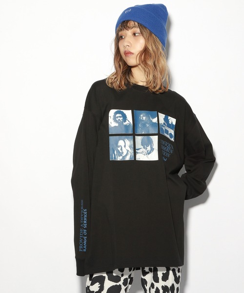 PBLIM(ページボーイリム)の「【PAGEBOYLIM】ヒューマンフォトロンT(Tシャツ/カットソー・レディース・ブラック/オフホワイト・LARGE/MEDIUM)」の16枚目の写真