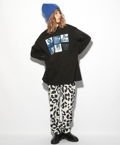 PBLIM(ページボーイリム)の「【PAGEBOYLIM】ヒューマンフォトロンT(Tシャツ/カットソー・レディース・ブラック/オフホワイト・LARGE/MEDIUM)」の4枚目の写真