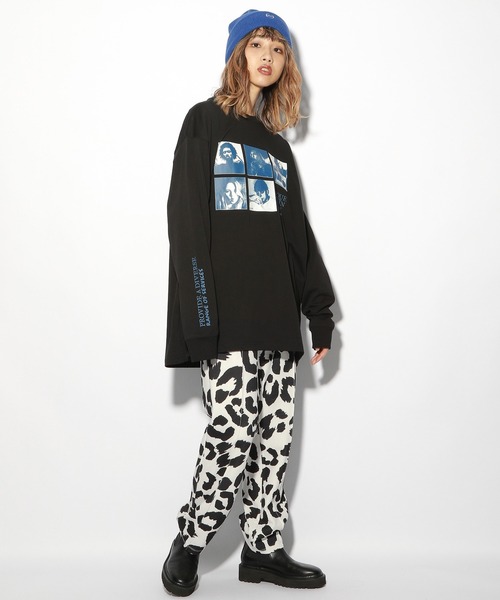 PBLIM(ページボーイリム)の「【PAGEBOYLIM】ヒューマンフォトロンT(Tシャツ/カットソー・レディース・ブラック/オフホワイト・LARGE/MEDIUM)」の12枚目の写真