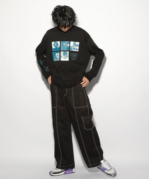 PBLIM(ページボーイリム)の「【PAGEBOYLIM】ヒューマンフォトロンT(Tシャツ/カットソー・レディース・ブラック/オフホワイト・LARGE/MEDIUM)」の9枚目の写真