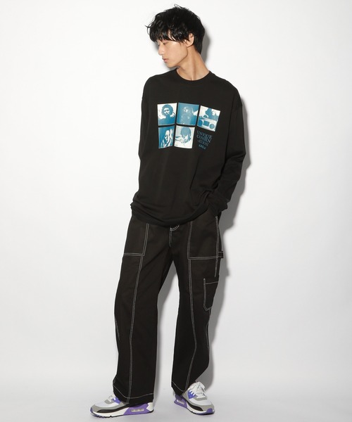 PBLIM(ページボーイリム)の「【PAGEBOYLIM】ヒューマンフォトロンT(Tシャツ/カットソー・レディース・ブラック/オフホワイト・LARGE/MEDIUM)」の5枚目の写真