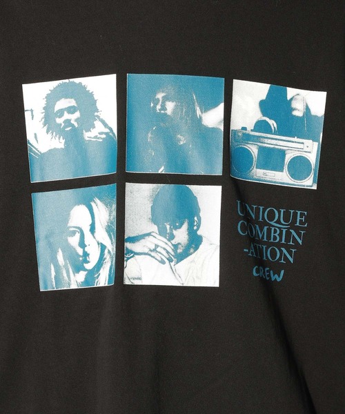 PBLIM(ページボーイリム)の「【PAGEBOYLIM】ヒューマンフォトロンT(Tシャツ/カットソー・レディース・ブラック/オフホワイト・LARGE/MEDIUM)」の6枚目の写真