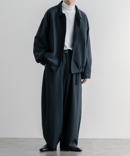 ハイウエストタックワイドパンツ（スラックス）｜epnok（エプノック