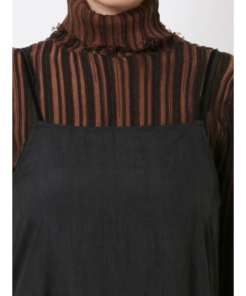 EMODA(エモダ)の「【HOLIDAY】シアーロングキャミソールワンピース(ワンピース・レディース・ブラック/ブラウン/グレー・FREE)」の16枚目の写真