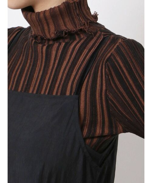 EMODA(エモダ)の「【HOLIDAY】シアーロングキャミソールワンピース(ワンピース・レディース・ブラック/ブラウン/グレー・FREE)」の17枚目の写真