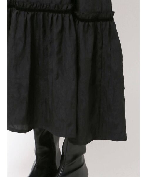 EMODA(エモダ)の「【HOLIDAY】シアーロングキャミソールワンピース(ワンピース・レディース・ブラック/ブラウン/グレー・FREE)」の18枚目の写真