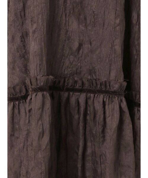 EMODA(エモダ)の「【HOLIDAY】シアーロングキャミソールワンピース(ワンピース・レディース・ブラック/ブラウン/グレー・FREE)」の22枚目の写真