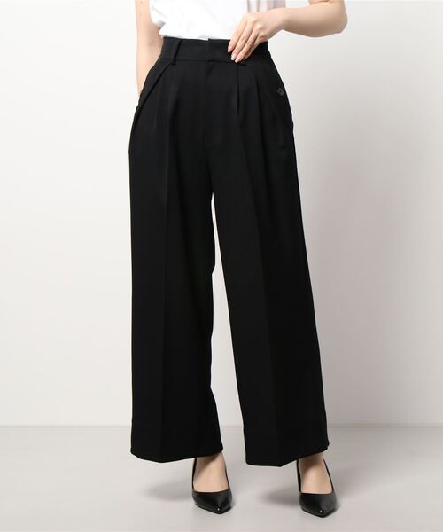 nota（ノータ）の「タックバギーパンツ（その他パンツ・レディース・ブラック/ピンク/キャメル・2/3）」の2枚目の写真